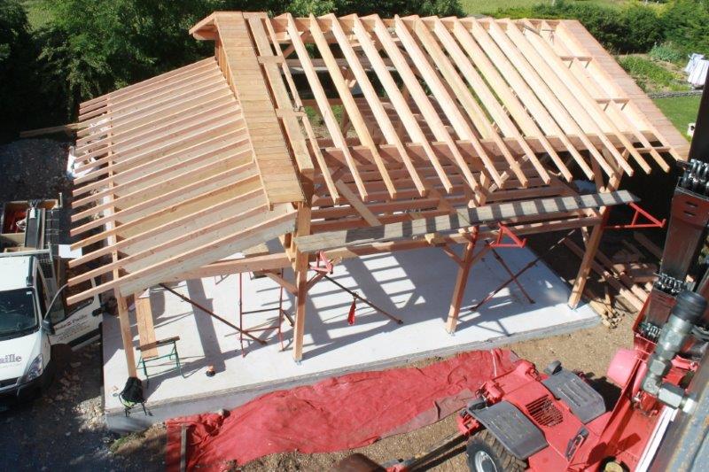 Maison bois et paille en Charente - Puyravault (17)